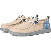 HEYDUDE Mens Wally Funk Striped Denim