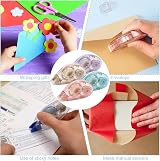 Kunoli Glue Roller 4 Pack Double Sided Tape Dispenser Scrapbooking 0.31in x view 5
