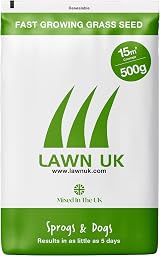 Lawn UK Sprogs & Dogs Grass Seed 500g Fast Growing 15sqm Coverage view 1