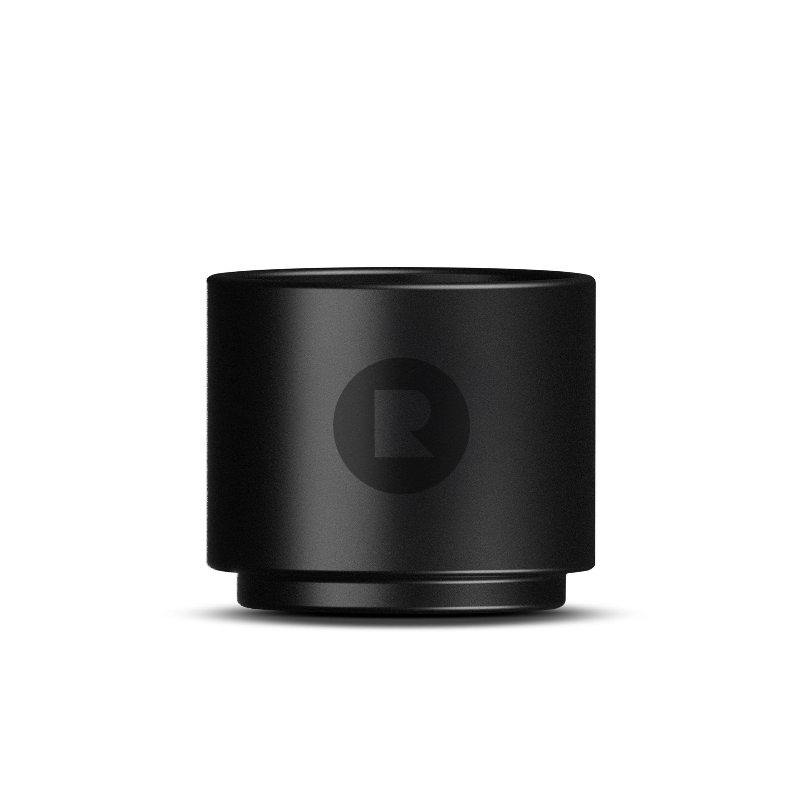 Rosso CAFFÈ Reserve- 6.5 oz Double Wall Black Stunning Ceramic Cup for Cappuccino or Lungo. BPA Free and Dishwasher Safe