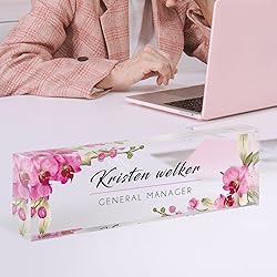 Desk Name Plate Personalized, Custom Name Plates