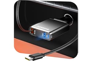 SUPERONE Car Charger USB C Fast Charge,Ultra-Slim Retractable Car Charger for Car Accessories for Women Men,Car Charger Adapter for iPhone 17 16 15 14 13 12,Samsung,iPad,Airpods