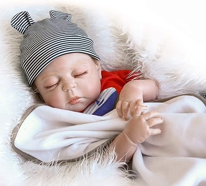 Onlyzer Simulation Reborn Baby Doll Pleine En Plastique Full Doll Corps En Silicone Reel Contact Bebe Realiste Lavable Nouveau Ne Bebe Realiste Du Nouveau Ne Baby Doll Amazon Fr Cuisine Maison