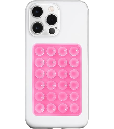 Amazon.com: StickyGrippy Suction Phone Case Mount, Sillicon Adhesive Phone Accessory for iPhone and Android, Hands-Free Strong Grip Mirror Shower Phone Holder, Tiktok Videos and Selfies (Pink) : Cell Phones & Accessories Amazon.com: StickyGrippy Suction Phone Case Mount, Sillicon Adhesive Phone Accessory for iPhone and Android, Hands-Free Strong Grip Mirror Shower Phone Holder, Tiktok Videos and Selfies (Pink) : Cell Phones & Accessories