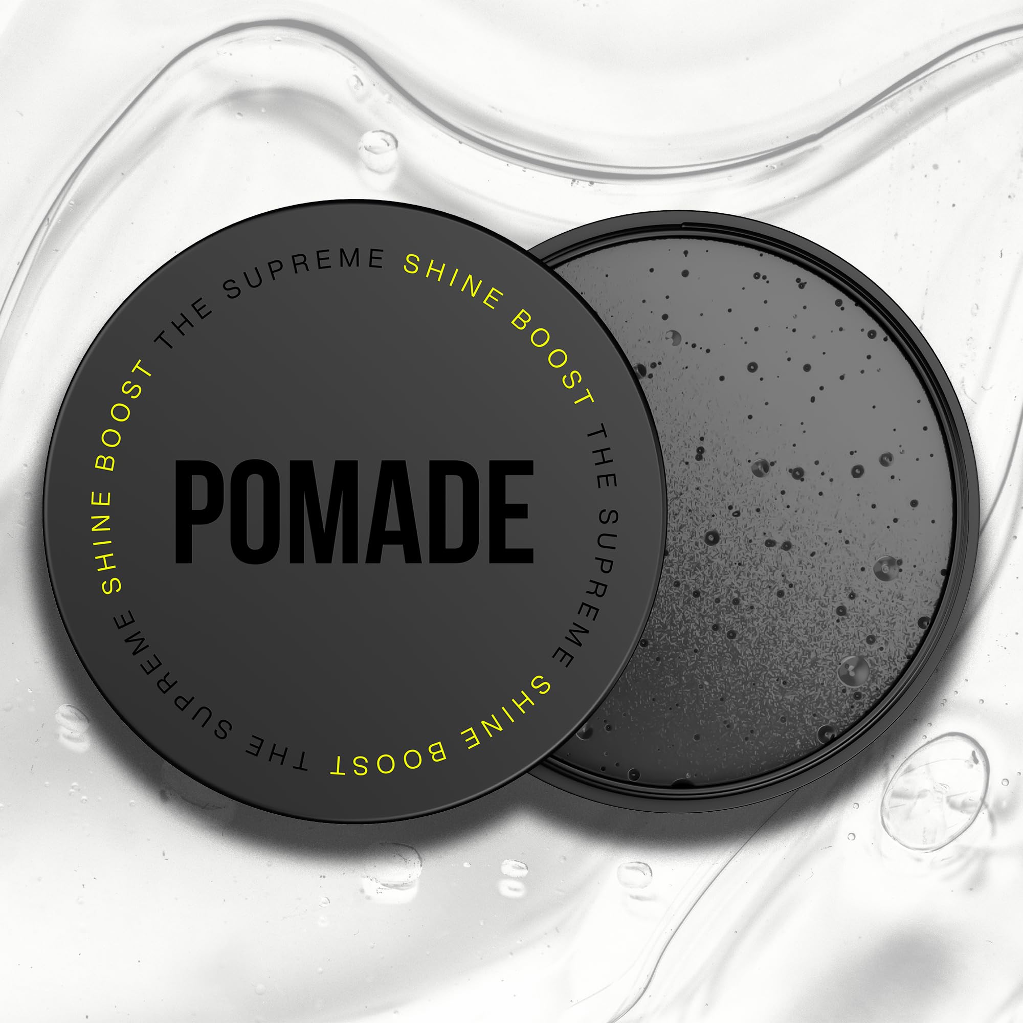 OCTYL Water Pomade - Based Hair Pomade | Professional Grade Shine & Hold | Easy Application for All Hair Types | Transparent, 80 grm