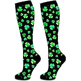 Hiukset Socks for Women Girls Crew Sock Knee High Athletic Socks for Women Men Holiday Novelty Crew Casual Socks