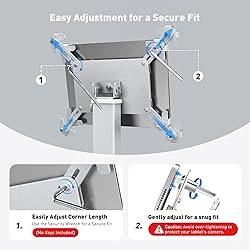 AboveTEK Anti-Theft iPad Kiosk Stand, 360 Rotation