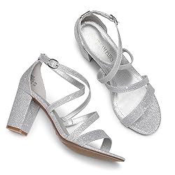 DREAM PAIRS Women’s Ankle Strap Dress Pump Low
