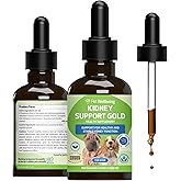 Pet Wellbeing Kidney Support Gold for Dogs - Kidney Care &amp; Hydration, 2 oz