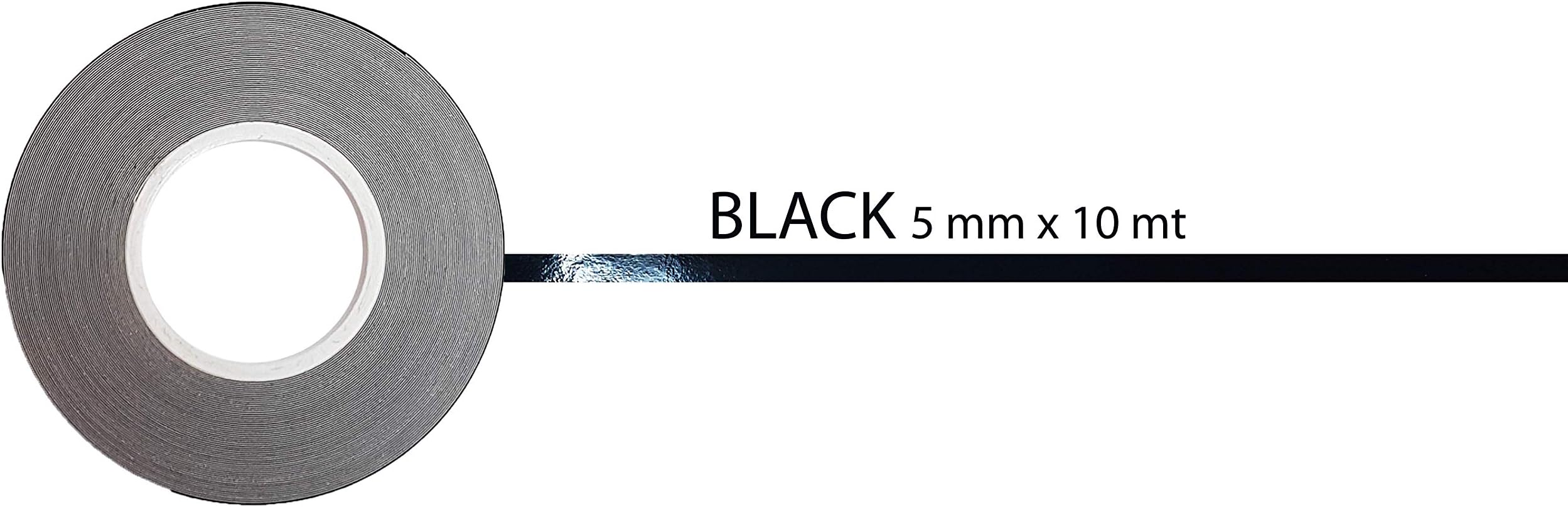 Stripe Roll, Black, 5 mm x 10 mt