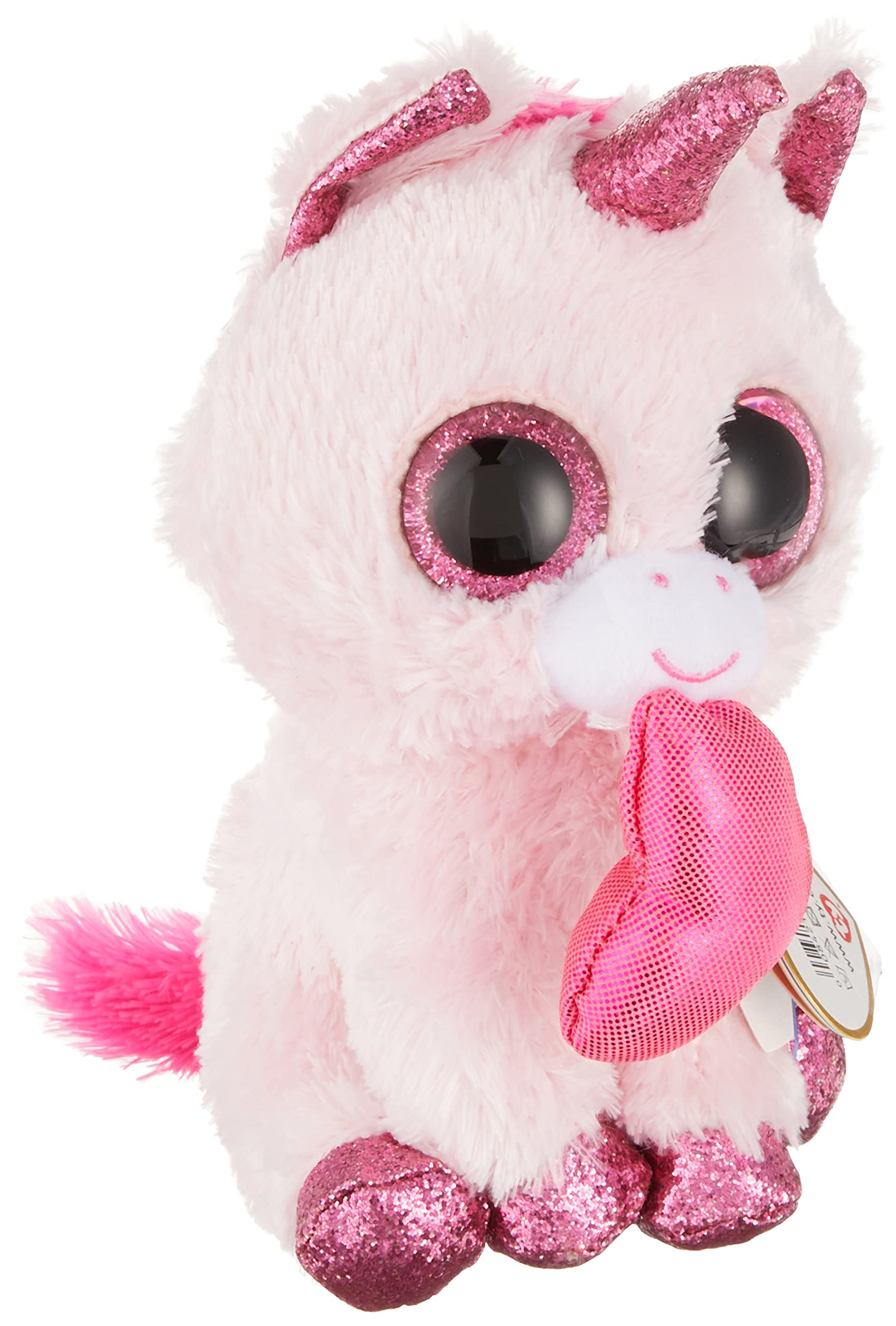 Ty - Beanie Boo's-Darling the Unicorn 15 cm, TY36685, Multi-Colour