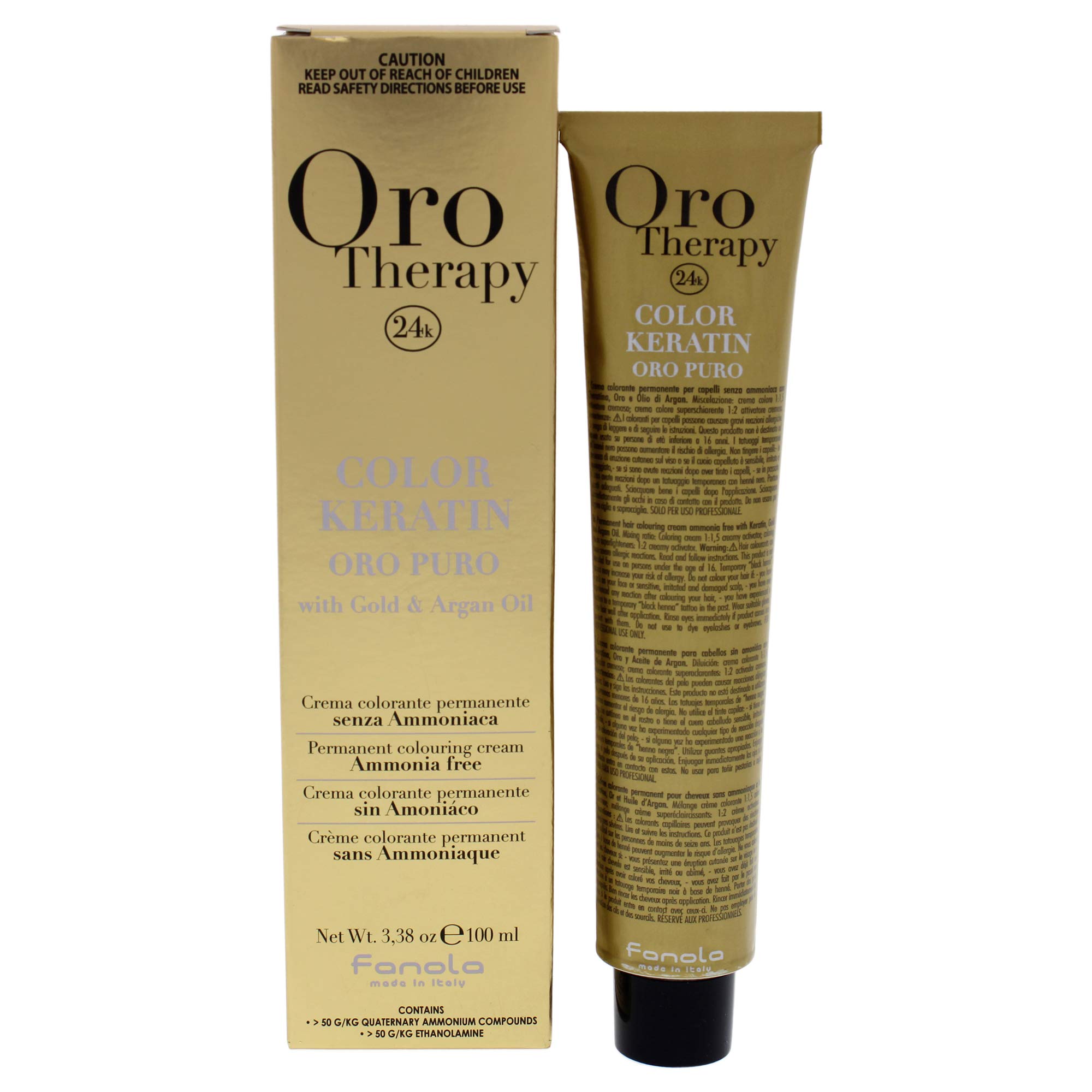 Fanola Oro Therapy Colour Keratin Puro 8.14 100ml