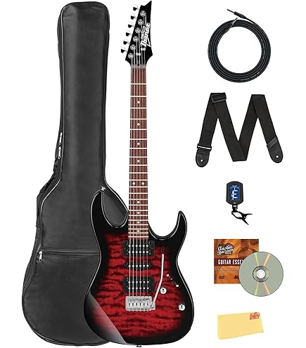 ギター Ibanez GIO Amazon.com: Ibanez GRX20Z RG Gio Electric Guitar - Black Night