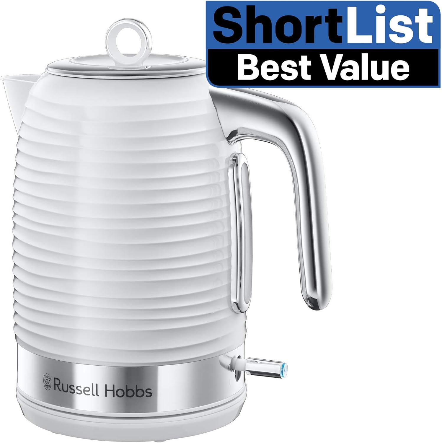 Russell Hobbs 24360 Inspire Rapid/Fast boil Kettle, 3kW 1.7 Litre White