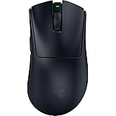 Razer DeathAdder V4 Pro Wireless Gaming Mouse: 56g Lightweight - HyperSpeed Wireless Gen-2 - Optical Scroll Wheel - Optical S