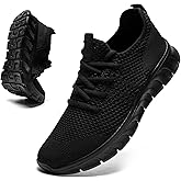 VLHGCG Men's Lightweight Running Shoes Slip On Walking Tennis Gym Shoes Fashion Sneakers
