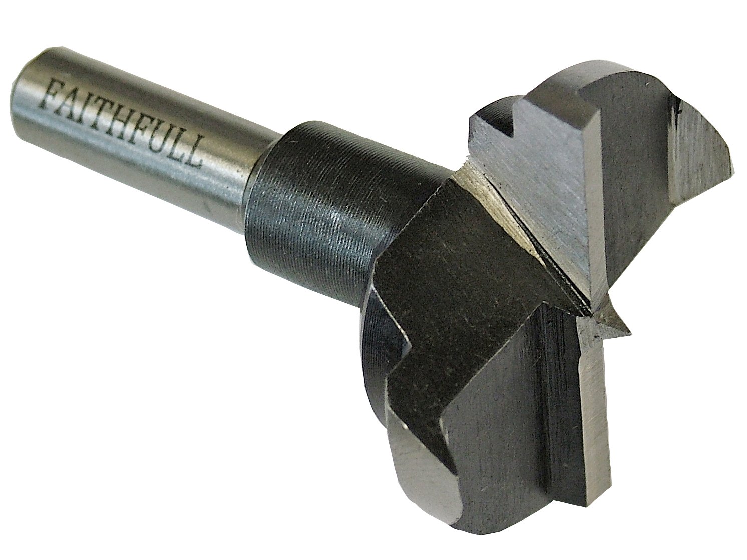 Faithfull FAIHBB35HCS 35mm x 60mm HCS Hinge Bore Bit with 8mm Shank