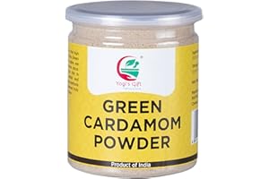 YOGI’S GIFT – CELEBRATING HEALTH Green Cardamom Powder 10 oz (283g) | Great Flavour & Aroma for Baking, Coffee, Tea and Curries | Cardamom Ground Powder from Fresh Cardamom Seeds | Elettaria Cardamomum (l.) Maton | By Yogi's Gift ®