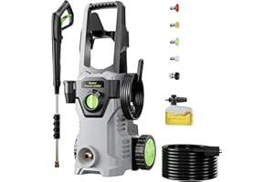 Pressure Washer Etoolab Power Washer with 4 Nozzles,4800PSI Max 2.6 GPM, High Pressure Washer with Foam Cannon - Ideal for Dr