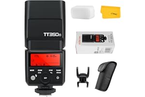 GODOX TT350F Flash for Fujifilm Camera, 2.4G Wireless GN36 HSS 1/8000s TTL Camera Flash Speedlite Compatible for Fuji Digital Camera X-Pro2 X-T20 X-T2 X-T1 XPro1 X-T10 X-E1 X-A3 X100F X100T