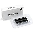 Libre Computer Board Push-Pin Heatsink with Thermal Adhesive for AML-S905X-CC and ALL-H3-CC (Black)
