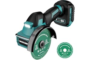 VAXCANZE Cordless Cut Off Tool Compatible with Makita 18V Battery, 18,000 RPM Brushless Motor, 4" Blades (2pcs) with Dust Cover, 1.2mm Max Blade Thickness for Wood/Metal/Plastic【BATTERIES NOT INCLUDED】