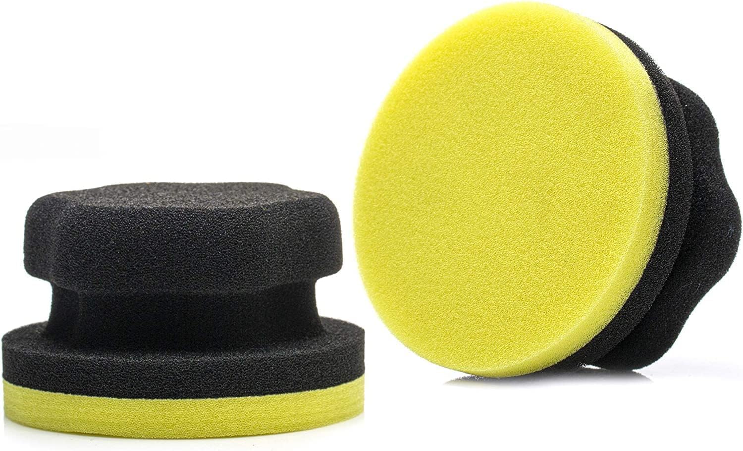 Glass Polish 4 inch (100mm) Pack of 2 Soft Applicator Sponge Pad, Multi-purpose Soft Foam Pad - GP15022