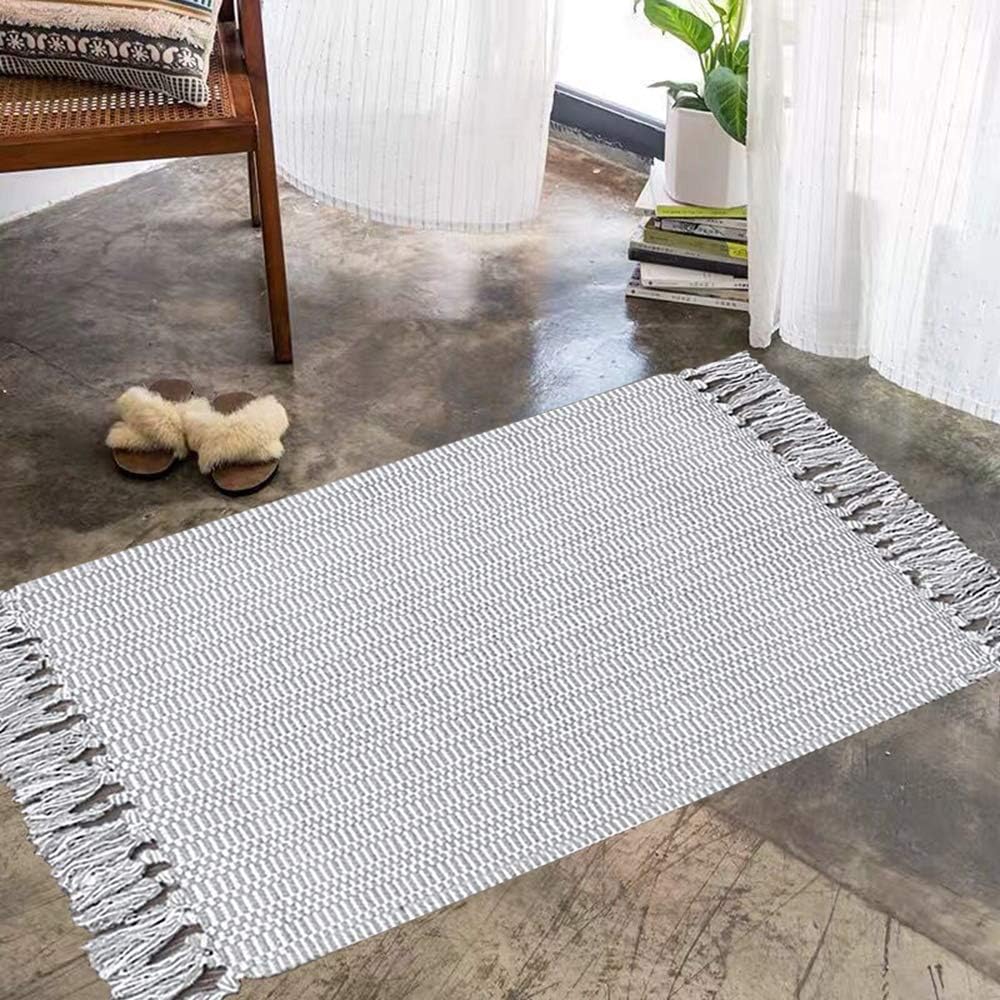 Boho Kitchen Rug Laundry Room Rug 2'x3'Farmhouse Bathroom