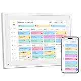 Canupdog Digital Calendar, 10.1inch Smart WiFi Digital Calendar&Chore Chart, Touch Screen HD Display for Family Schedules, Share Moments Instantly from Anywhere, Christmas Gifts for Women Mom