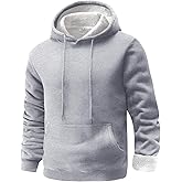Flygo Mens Active Hoodies Fleece Lined Hoodie Lightweight Casual Athletic Workout Long Sleeve Hooded Sweatshirt