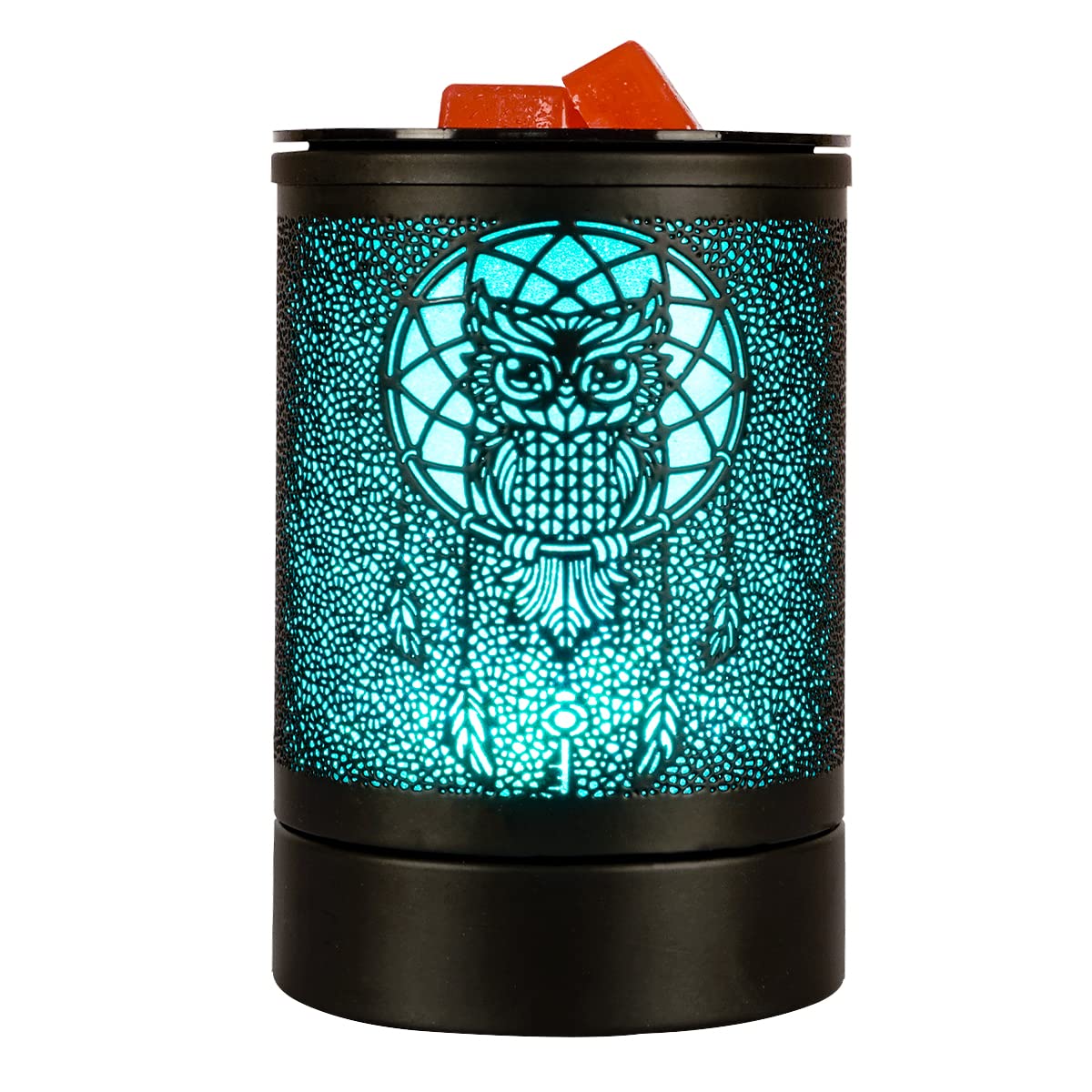 Enaroma owl Black Electric Wax Melts Warmer for Scented Wax Cubes Oil Melter Scented Tart Burner for Home Decor