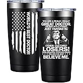 BIRGILT Doctor Gifts for Men, Women - Christmas Gifts for Doctors - Thank You Appreciation Gift for Doctors Male, Female - 20oz Great Doctor Tumbler