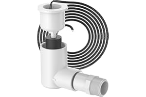 FILGAUR SS2 Float Switch L Shape Safe-T-Switch for HVAC Drain Pan Condensate Outlet, AC Pan Float Switch Detects Clogged AC Condensate Drain and Shut Off System