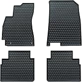 Megiteller Car Floor Mats Custom Fit for Hyundai Elantra 2026 2025 2024 2023 2022 2021 Odorless Washable Heavy Duty Rubber (All Weather) Floor Liners Black