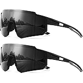 TURBOPEP Polarized Sports Sunglasses for Men and Women, Fishing Baseball Running Cycling Mountain Sun Glasses UV Protection