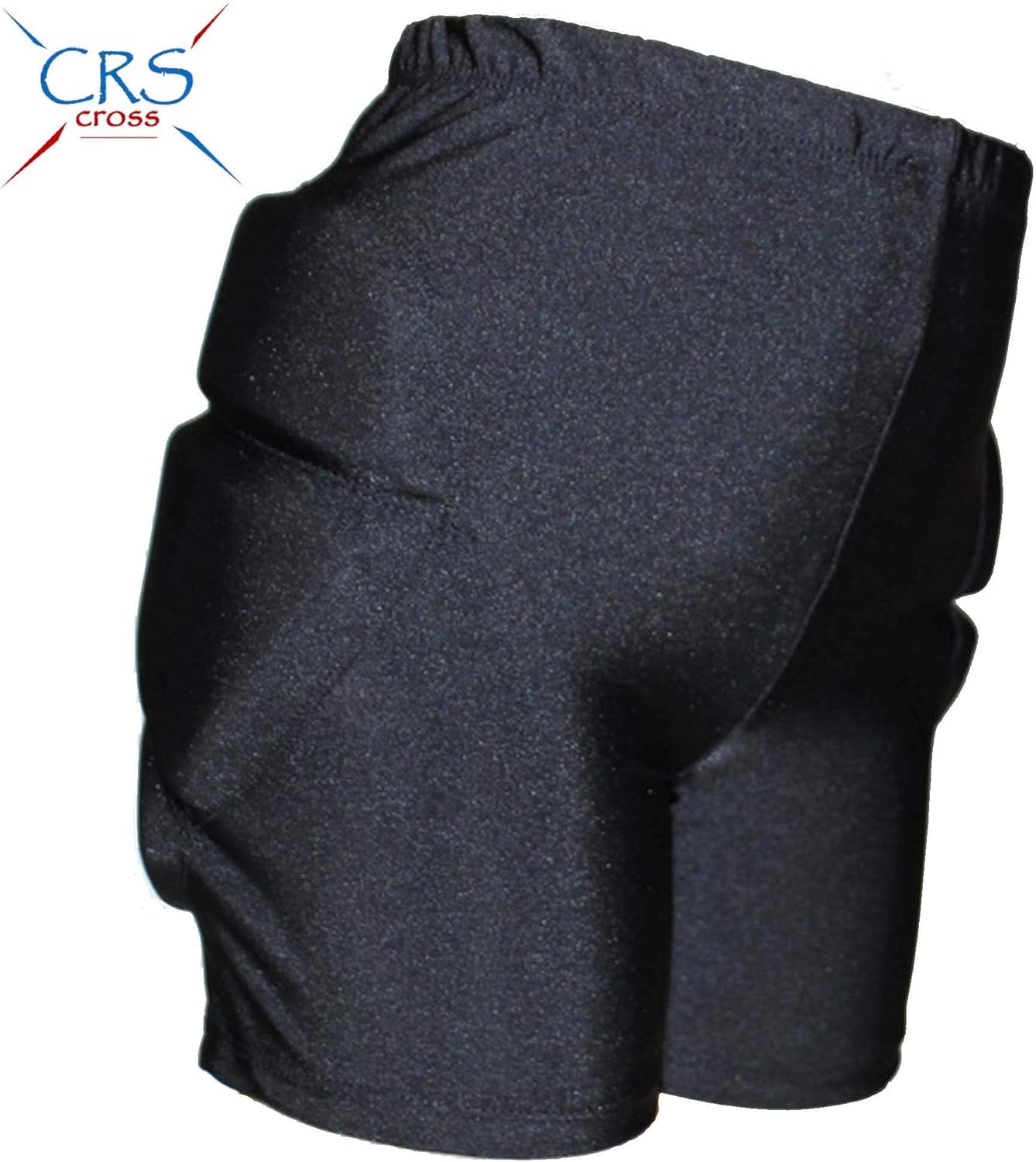 CRS Cross Padded Figure Skating Shorts – Ladies Crash Butt Pads for Hips Tailbone & Butt (9 Pads) (Black 9 Pads, Ladies X-Small/Small): Clothing