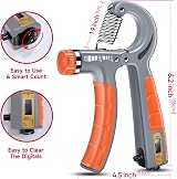 FitBeast Hand Grip Strengthener Kit 5 Pack Adjustable Forearm Grippers Orange view 2