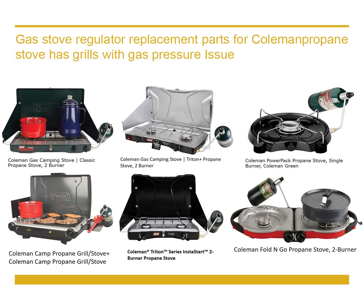 MCAMPAS 5430 Propane Regulator for Coleman Portable Grill to1LB Small