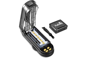 Fullicon Multiple Pill Cutter, Adjustable Pill Cutter for Small Pills with Accurate Pill Alignment, Stainless Steel Cutting B