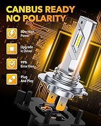 OXILAM Newest Q26 H7 Bulbs Real 1:1 Design, 16000LM
