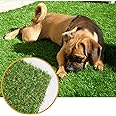 ALTRUISTIC Thick Realistic Artificial Grass Mat Customized Sizes, 5ft x 10ft Synthetic Fake Astro Turf Indoor Outdoor Garden Lawn Landscape, Faux Grass Rug with Drainage Holes
