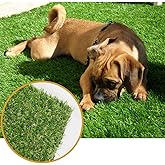 ALTRUISTIC Thick Realistic Artificial Grass Mat Customized Sizes, 5ft x 10ft Synthetic Fake Astro Turf Indoor Outdoor Garden Lawn Landscape, Faux Grass Rug with Drainage Holes