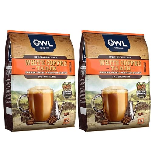 Owl 3-in-1 Freeze-Dried premium Blend White Coffee Tarik -Original