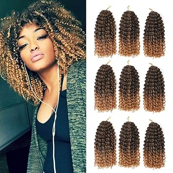 Gx Beauty 1b 27 9 Bundles Lot Marlybob Crochet Braids Hair