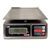 Torrey LEQ 10/20 High Precision Digital Portion Control Scale, Stainless Steel Construction, 10 kg/20 lb. Capacity