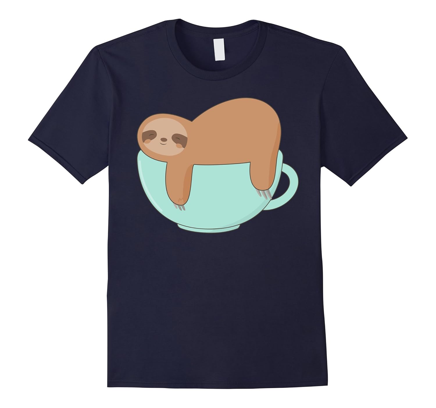 Funny Lazy Sloth Life Animal With Coffee Gifts T-Shirts-ANZ