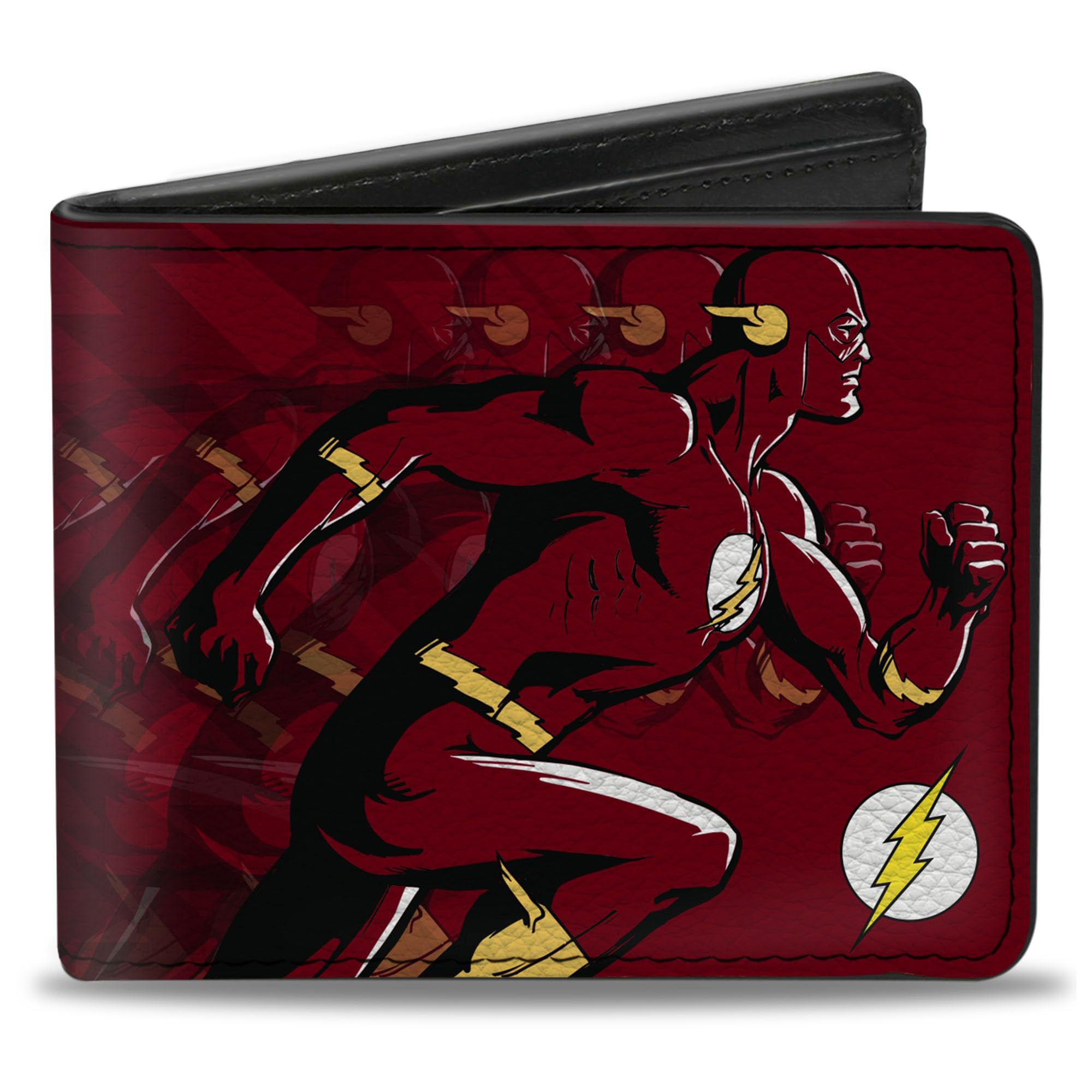 Buckle-Down Unisex-Adult's Bifold Wallet The Flash Bi-Fold, Multicolor, 4.0" x 3.5"