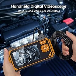 GREUNION Dual Lens Industrial Endoscope Camera with