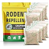 Rodent Repellent Indoor, Mice Repellent for Garage, Mouse Repellent Pouches with Peppermint, Keep Mice Away, Mouse Deterrents Outdoor, Rat Repellent for House, Car Engines - 8 Pack