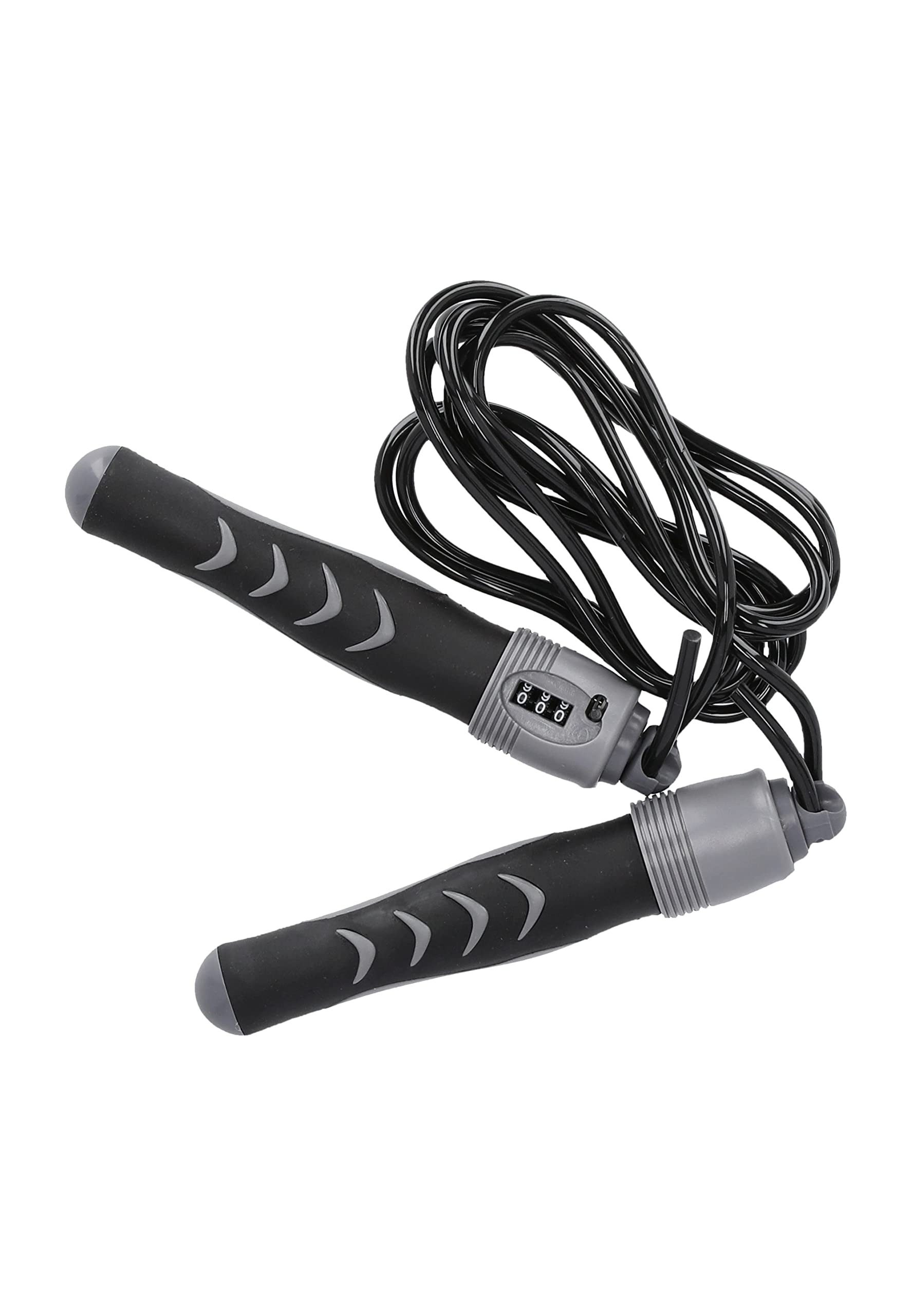 Endurance Unisex Skipping Rope with a Counter 1001 Black, One Size
